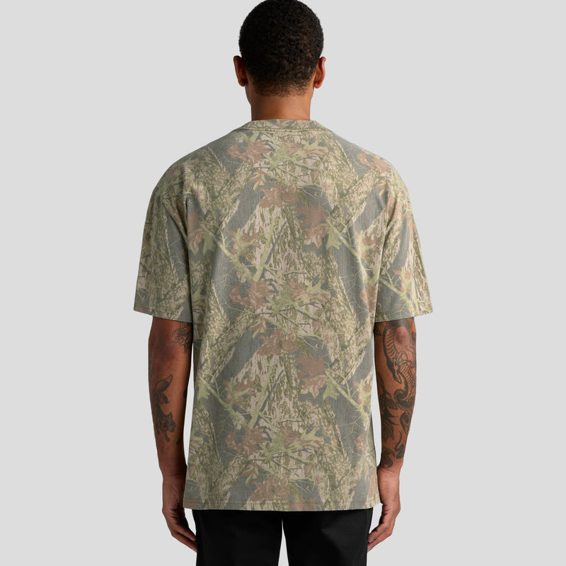 Heavy Faded Camo Tee Mens – Back