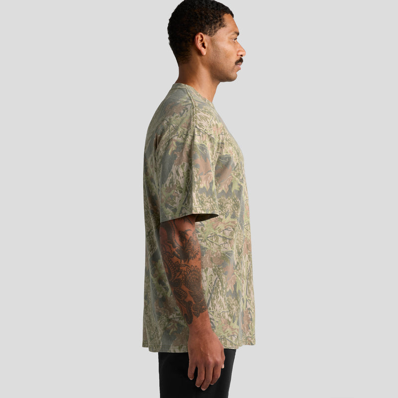 Heavy Faded Camo Tee Mens – Side