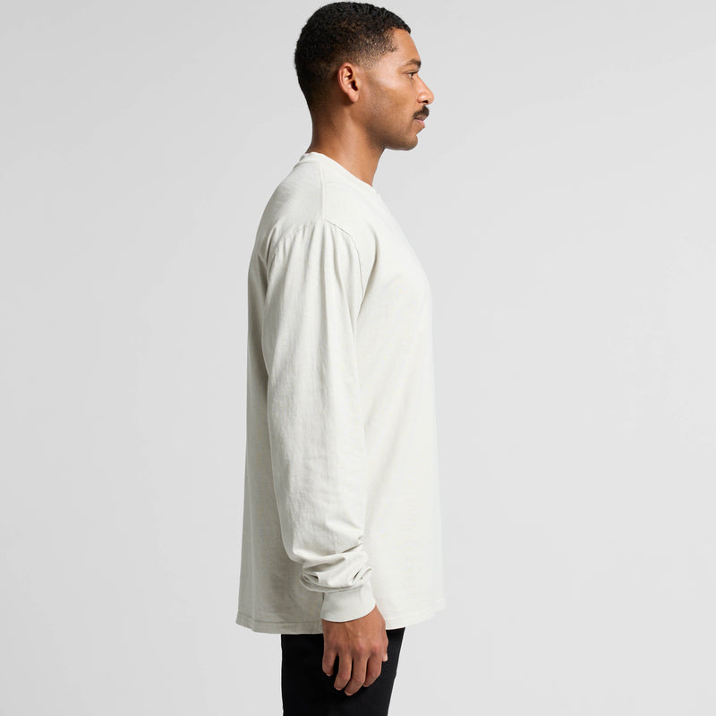 Heavy Faded Long Sleeve Tee Mens – Side