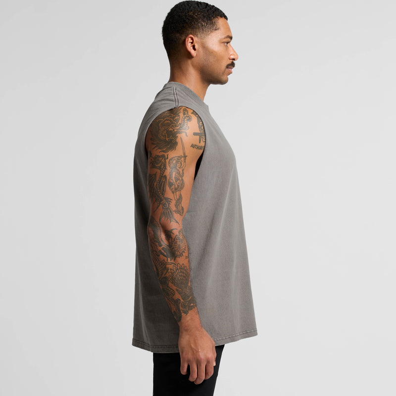 Heavy Faded Tank Mens – Side