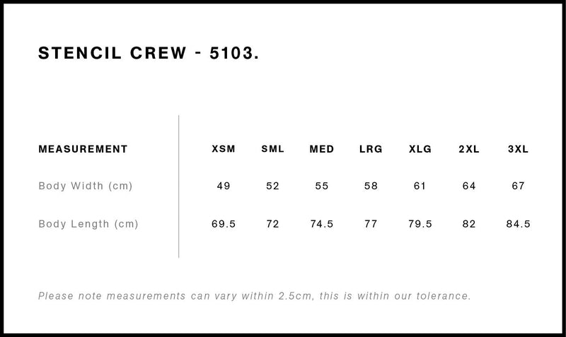 Stencil Crew Mens