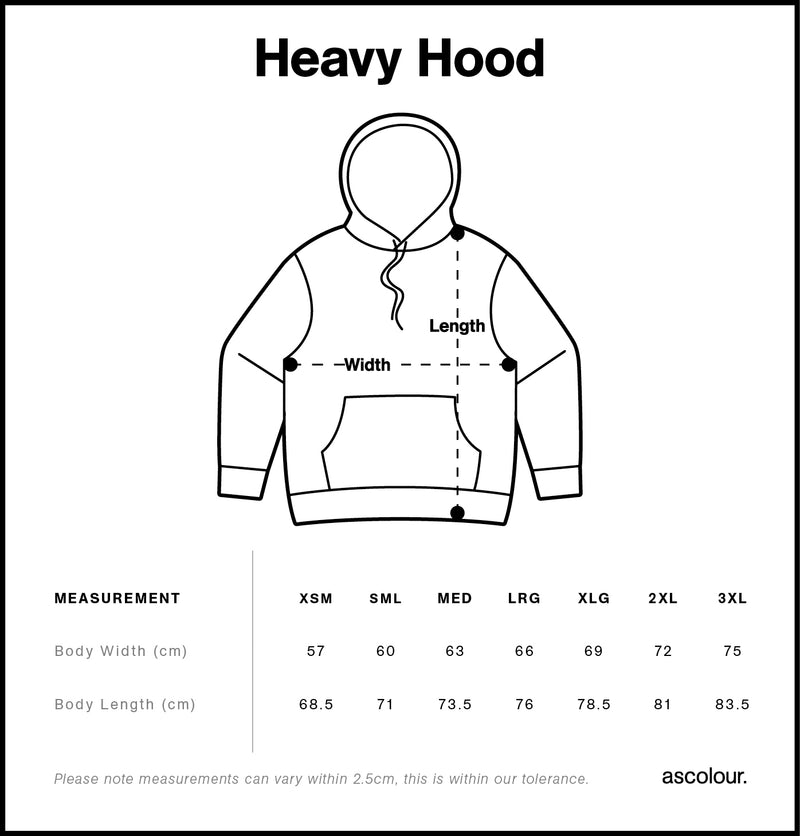 Cockburn 4WD Club AS Colour Mens Heavy Hood - Including full colour DTF Printing