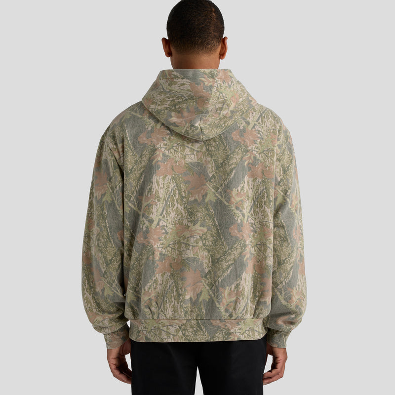 Box Faded Camo Hood Mens – Back