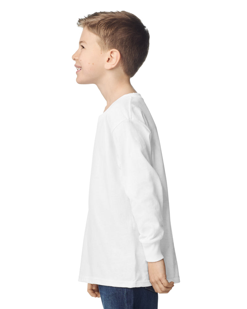 Gildan Heavy Cotton 5400B Long Sleeve T-Shirt Kids – rear view