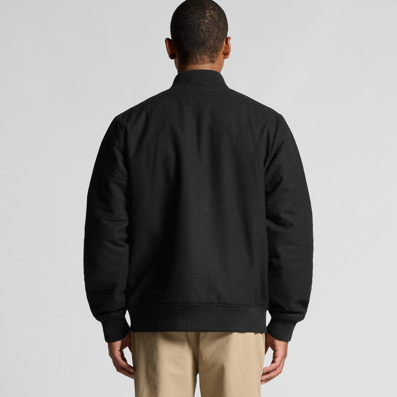Felt Bomber Jacket Mens – Back