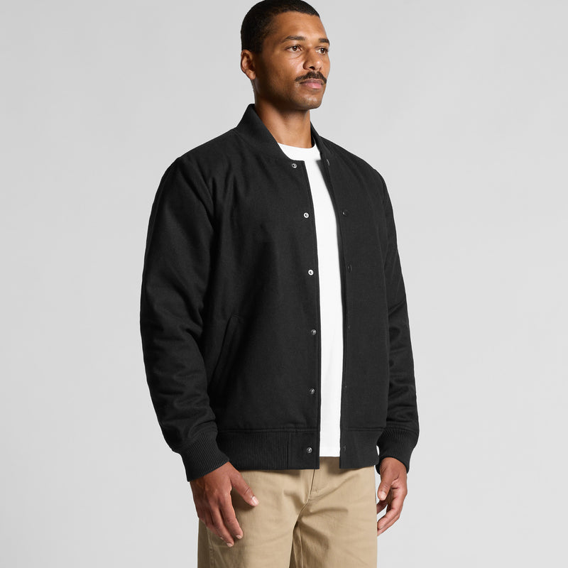 Felt Bomber Jacket Mens – Turn