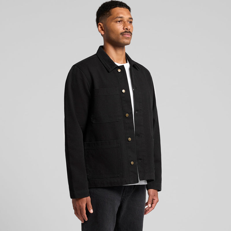 AS Colour 5524 Canvas Chore Jacket turn