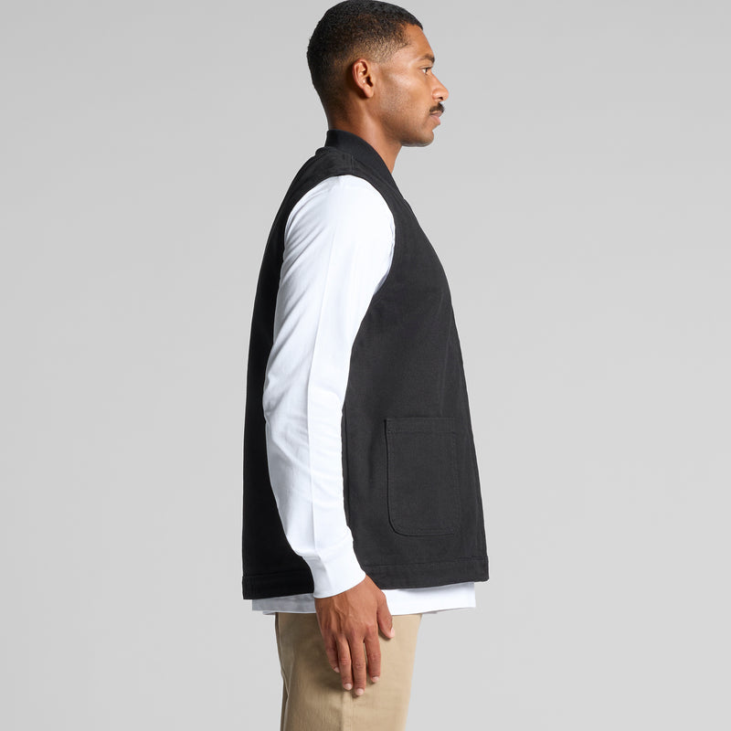 Canvas Heavy Vest Mens – Side