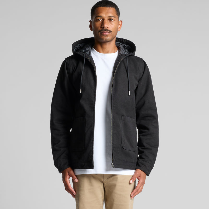 AS Colour 5529 Canvas Heavy Hooded Jacket Mens