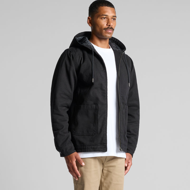 Canvas Heavy Hooded Jacket Mens – Turn