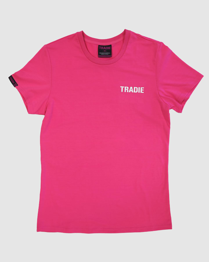 Tradie WJ3341ST Fluro Hi Vis Short Sleeve Tee Ladies – product photo