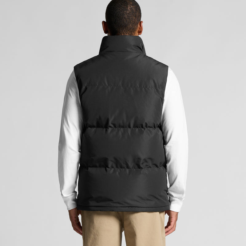 Puffer Vest Mens – Back