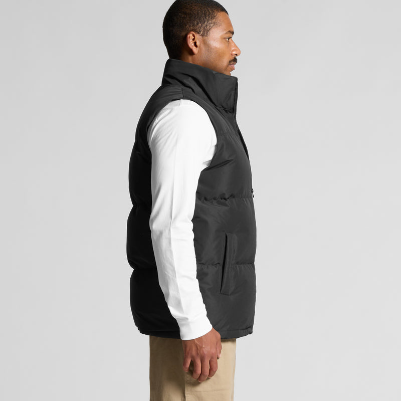 Puffer Vest Mens – Side