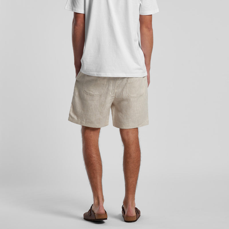 Linen Shorts 18" Mens