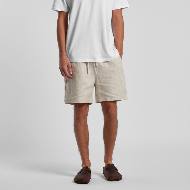 Linen Shorts 18" Mens