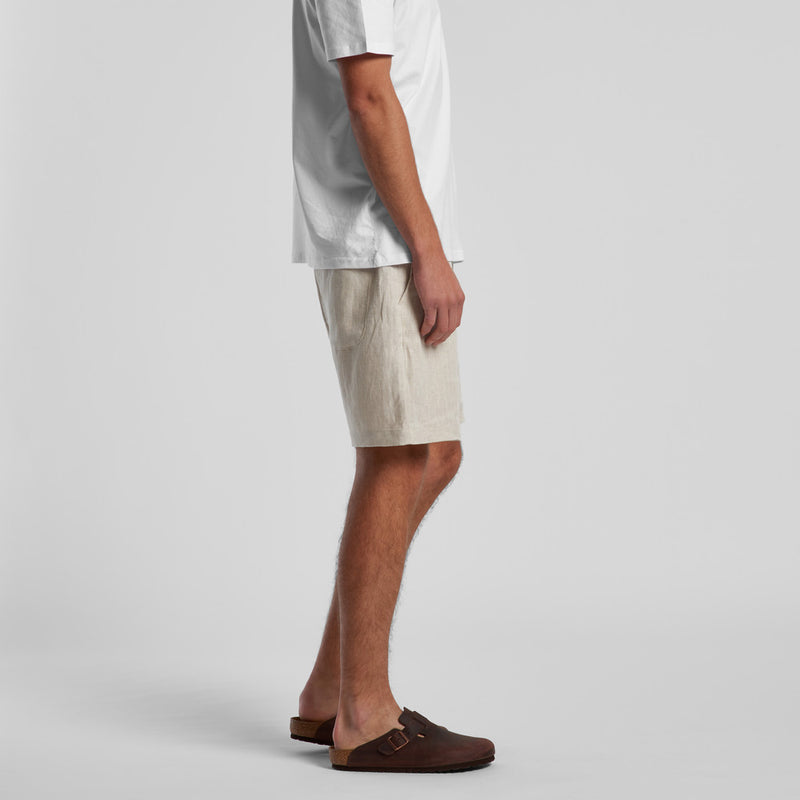 Linen Shorts 18" Mens