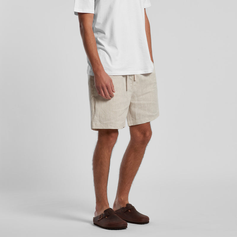 Linen Shorts 18" Mens
