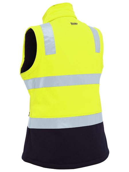 Bisley Workwear BJL6078T Taped Two Tone Hi Vis 3-in-1 Soft Shell Jacket Ladies 5
