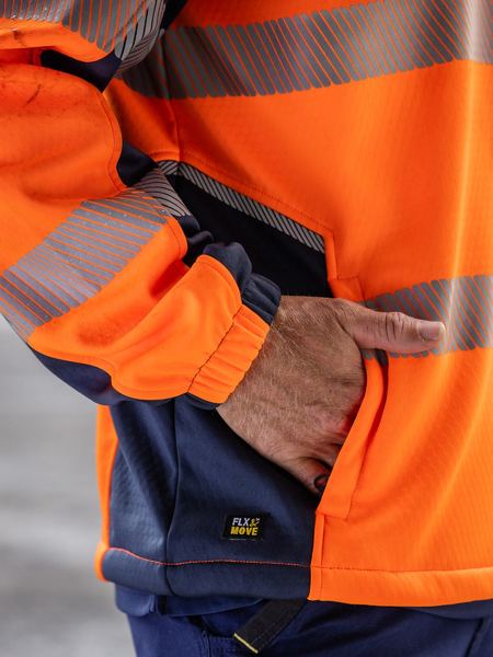 Flx & Move™ Hi Vis Taped Liquid Repellent Fleece Hoodie