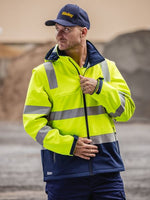 Bisley Workwear BJ6078T Taped Two Tone Hi Vis 3-in-1 Soft Shell Jacket