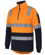 JB's Wear 6DARF 1/2 Zip Aust. Rail (D+N) Fleece Sweater