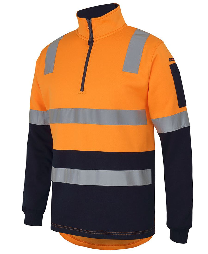 JB's Wear 6DARF 1/2 Zip Aust. Rail (D+N) Fleece Sweater