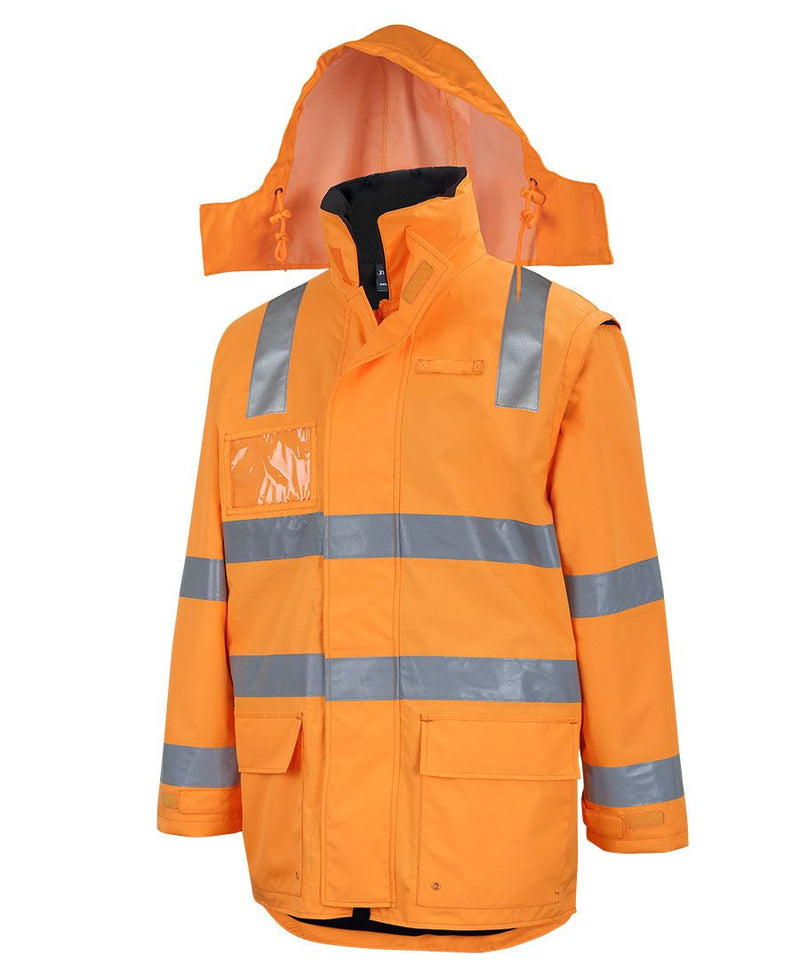 JB's Wear 6DARL Aust. Rail D+N Zip Off Sleeve Long Line Jacket