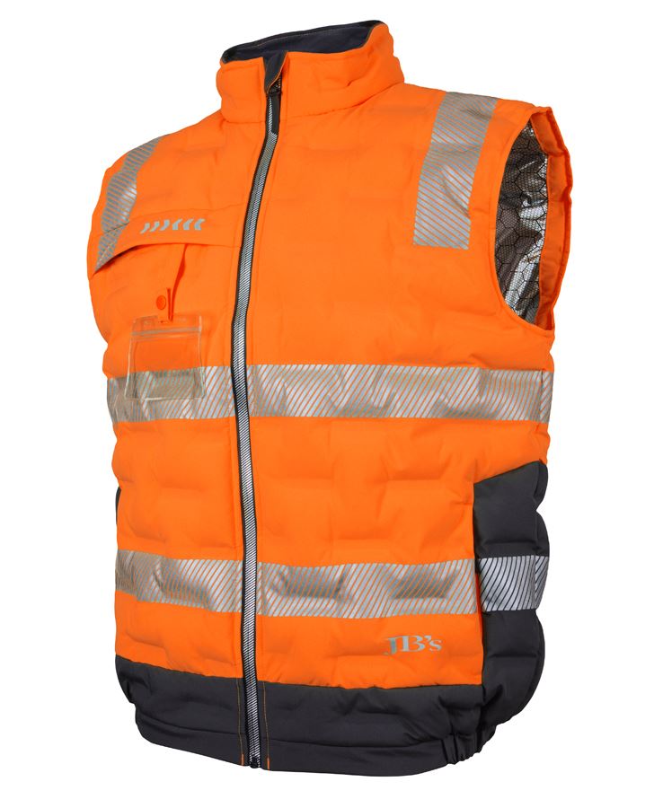 JB's Wear 6DGV Hi Vis (D+N) Graphene Puffer Vest