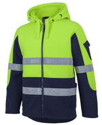 JB's Wear 6DLZ Hi Vis D+N 450g Full Zip Shepherd Hoodie