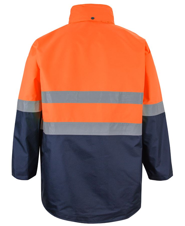 Rear view – Orange/Navy