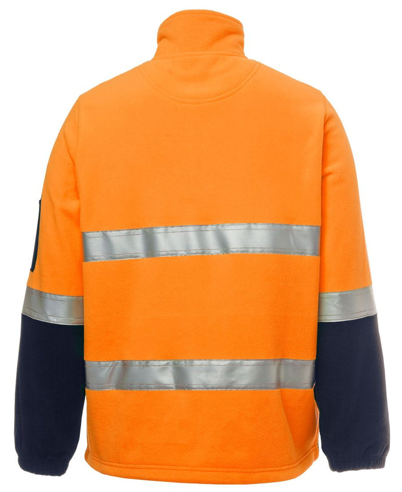 Rear view – Orange/Navy