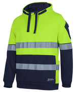 JB's Wear 6DNVH 350g Hi Vis (D+N) Trade Hoodie