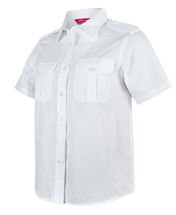 JB's Wear 6ESS1 Epaulette Shirt S/S Ladies