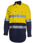 JB's Wear 6HLS Hi Vis (D+N) L/S 190G Shirt