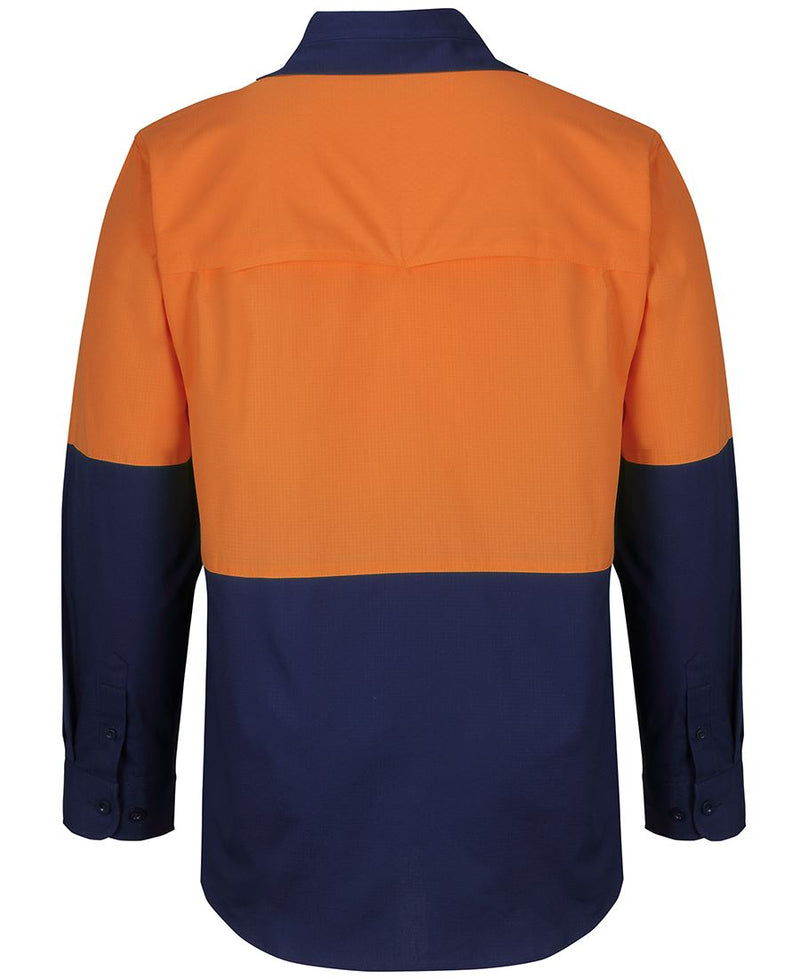 Rear view – Orange/Navy