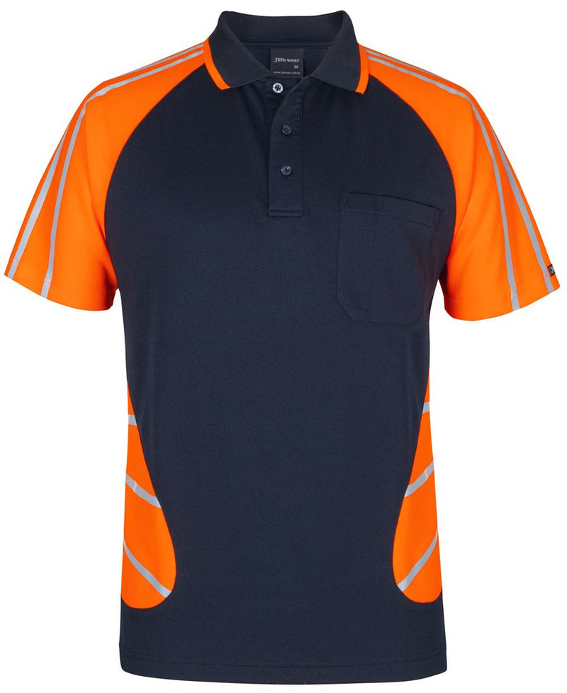 navy/orange