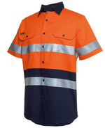 JB's Wear 6HSS Hi Vis S/S (D+N) 190G Shirt
