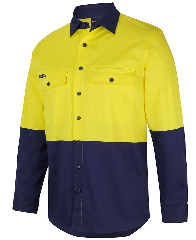 JB's Wear 6HSWL Hi Vis L/S Stretch Work Shirt