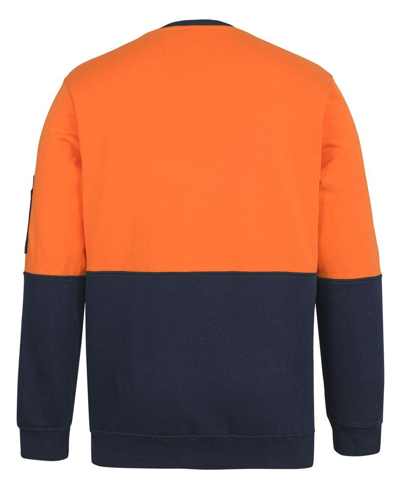 Rear view – Orange/Navy