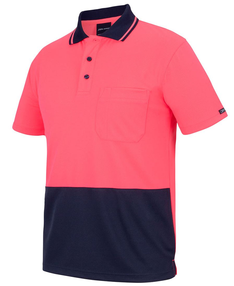JB's Wear 6HVNC Hi Vis Non Cuff Traditional Polo