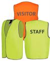 Hi Vis Safety Vest Security/Staff/Visitor (preprinted offshore)