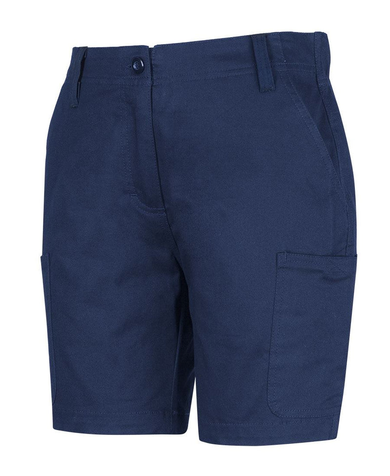 JB's Wear 6MTS1 Multi Pocket Stretch Twill Short Ladies