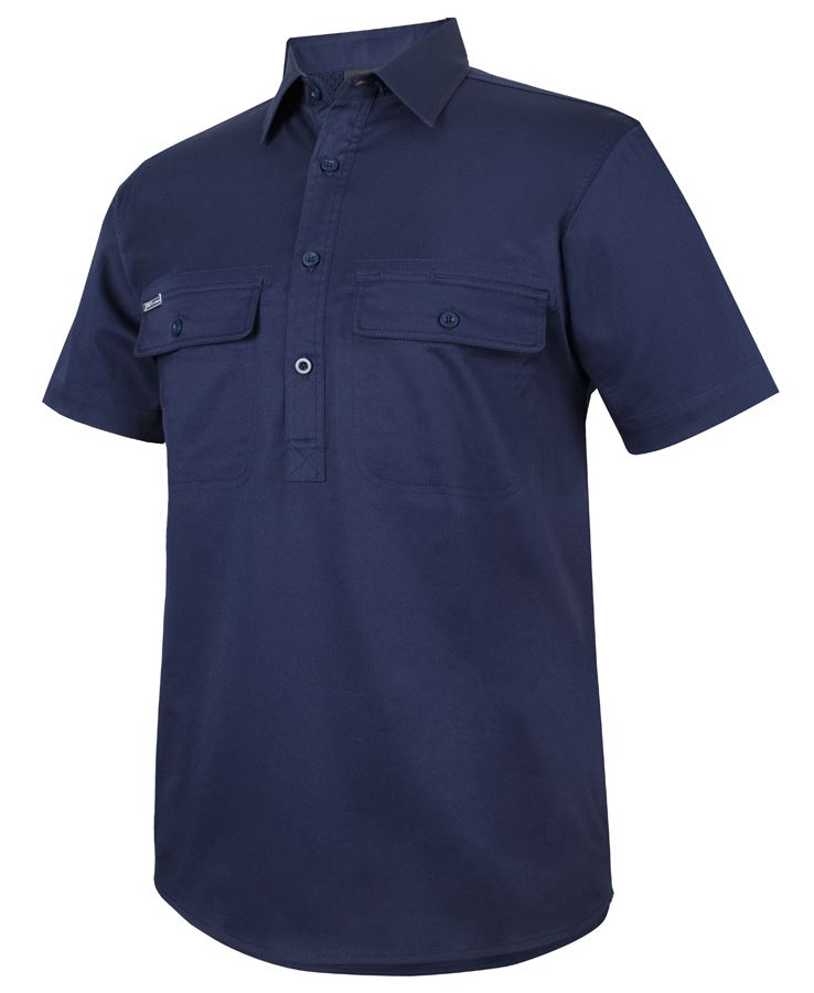 JB's Wear 6WKCS S/S 150g Stretch Close Front Work Shirt