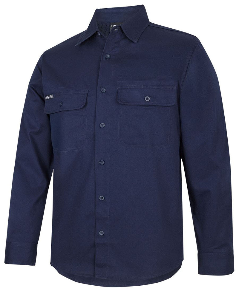 JB's Wear 6WLSS L/S Stretch Work Shirt