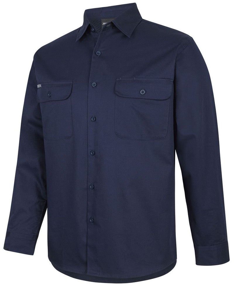 JB's Wear 6WSLL 150gm Work Shirt Long Sleeve