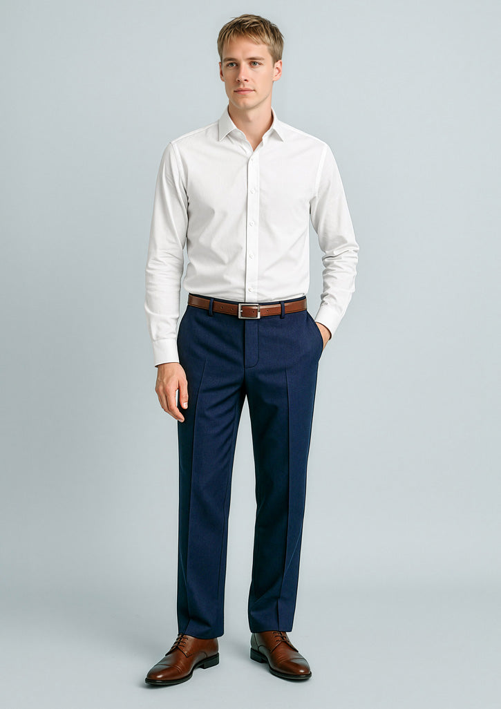 Biz Corporates 70112 Cool Stretch Flat Front Pant Mens