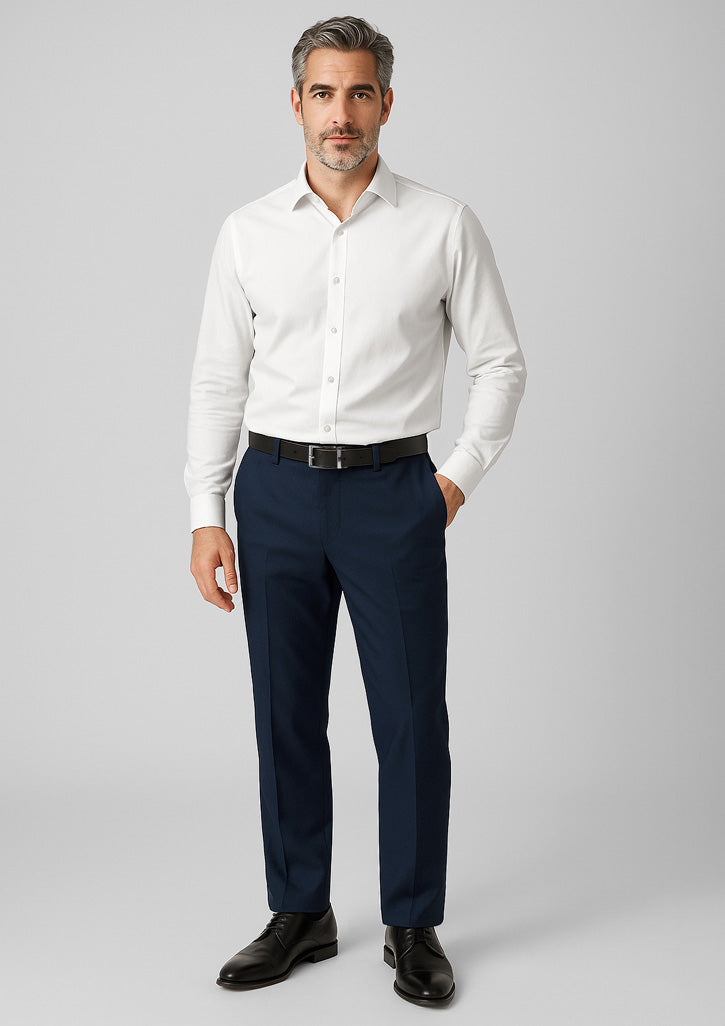 Biz Corporates 74014 Comfort Wool Stretch Adjustable Waist Pant Mens