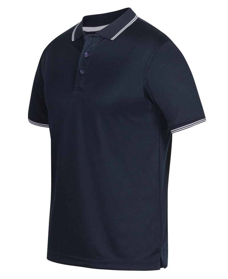 JB's Wear 7JCP Jacquard Contrast Polo (2XS - XS - Navy/White Only)