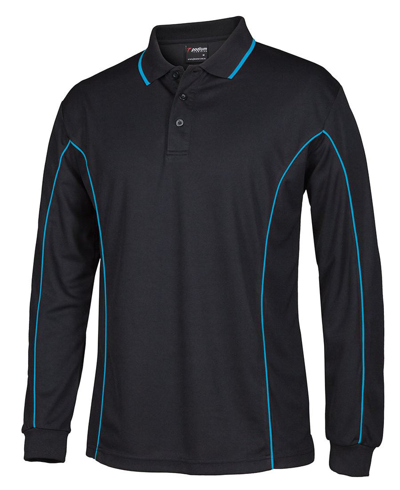 JB's Wear 7PIPL Piping Polo Long Sleeve Mens
