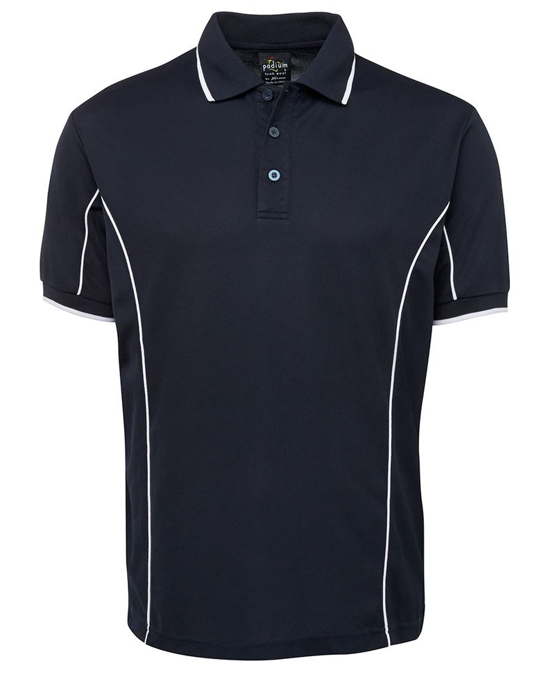 Piping Polo Mens (6/7XL only in Navy/White)